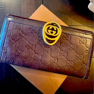 Chocolate Gucci Wallet